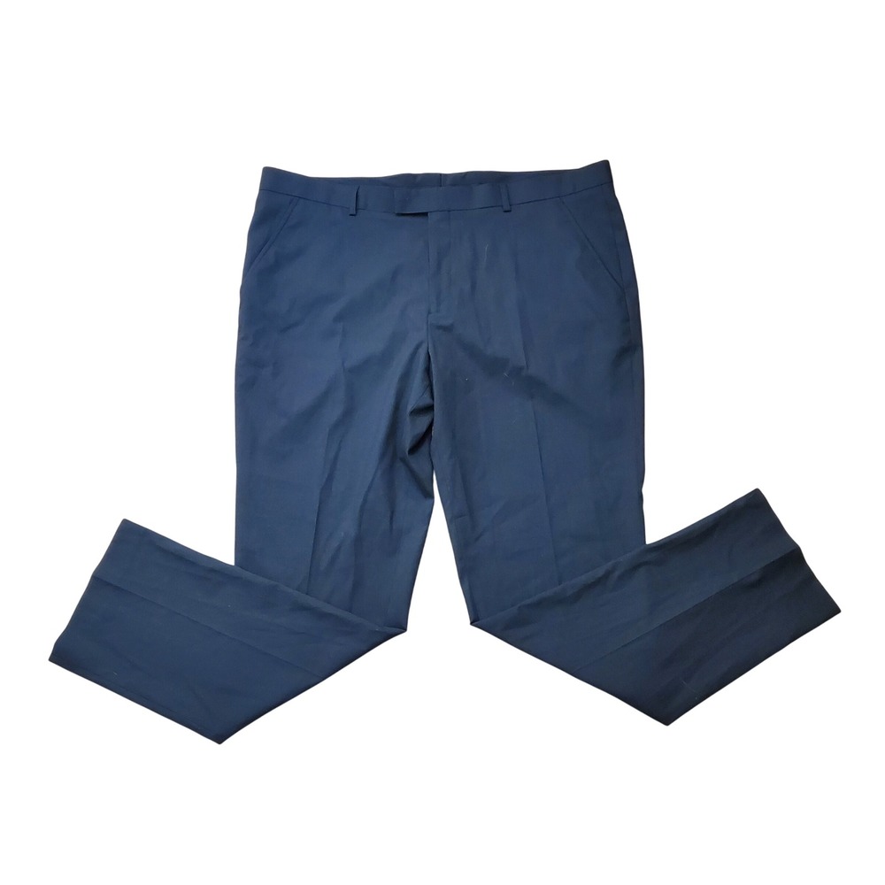 ASOS Dress Pants Slim Fit Career‎ Interview Trousers Black Mens Size 40x32 New